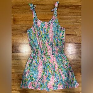 Lilly Pulitzer Pastel Printed Romper Size 8/10